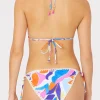 Bikinis-MILLY Painted Bloom Bikini Bottom Blue Multi