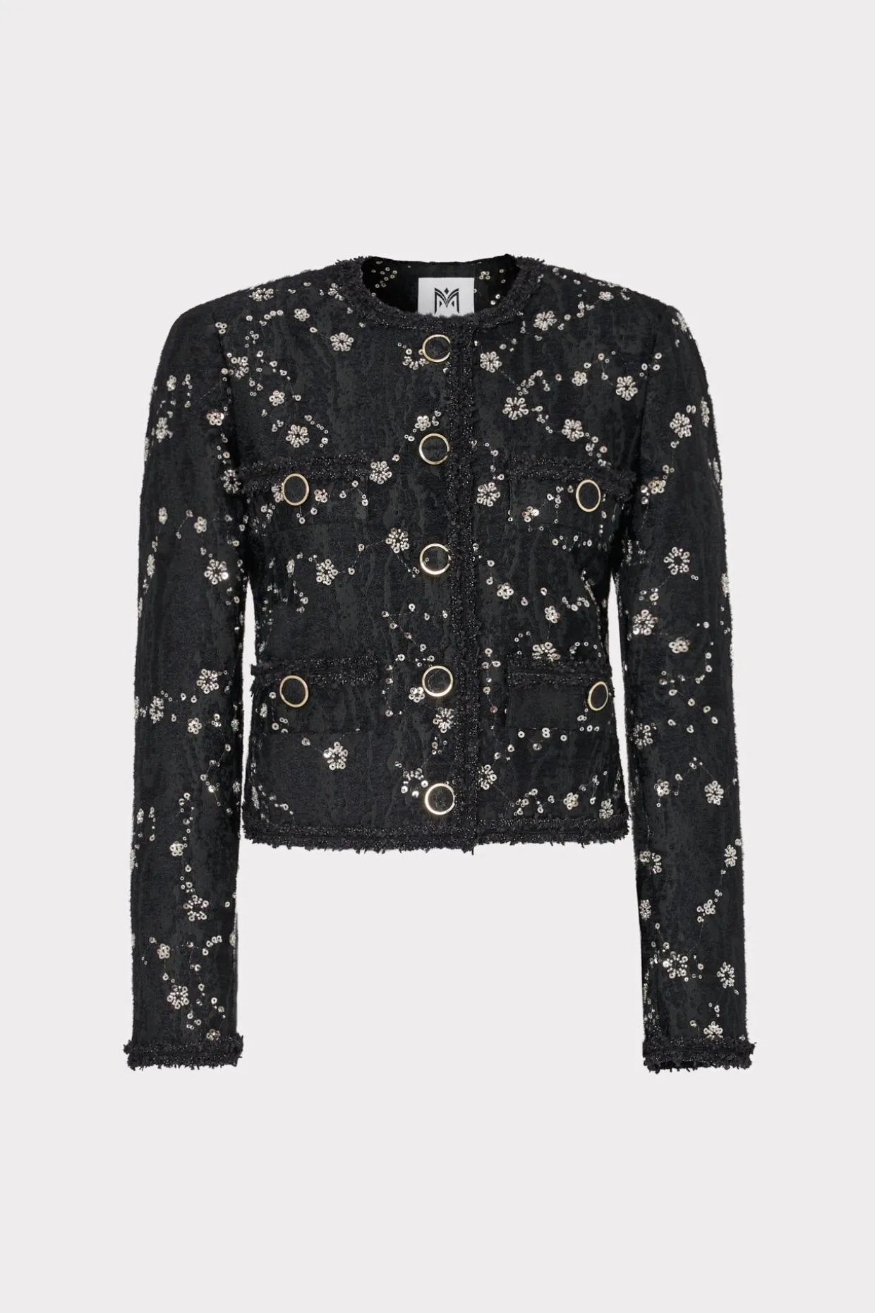 pheobe_beaded_jacket_0-1.webp Coats & Jackets-MILLY Pheobe Beaded Jacket Black