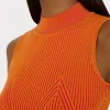 plaited_knit_shell_top_2.webp Jumpsuits & Rompers-MILLY Plaited Knit Shell Top Pink/Coral