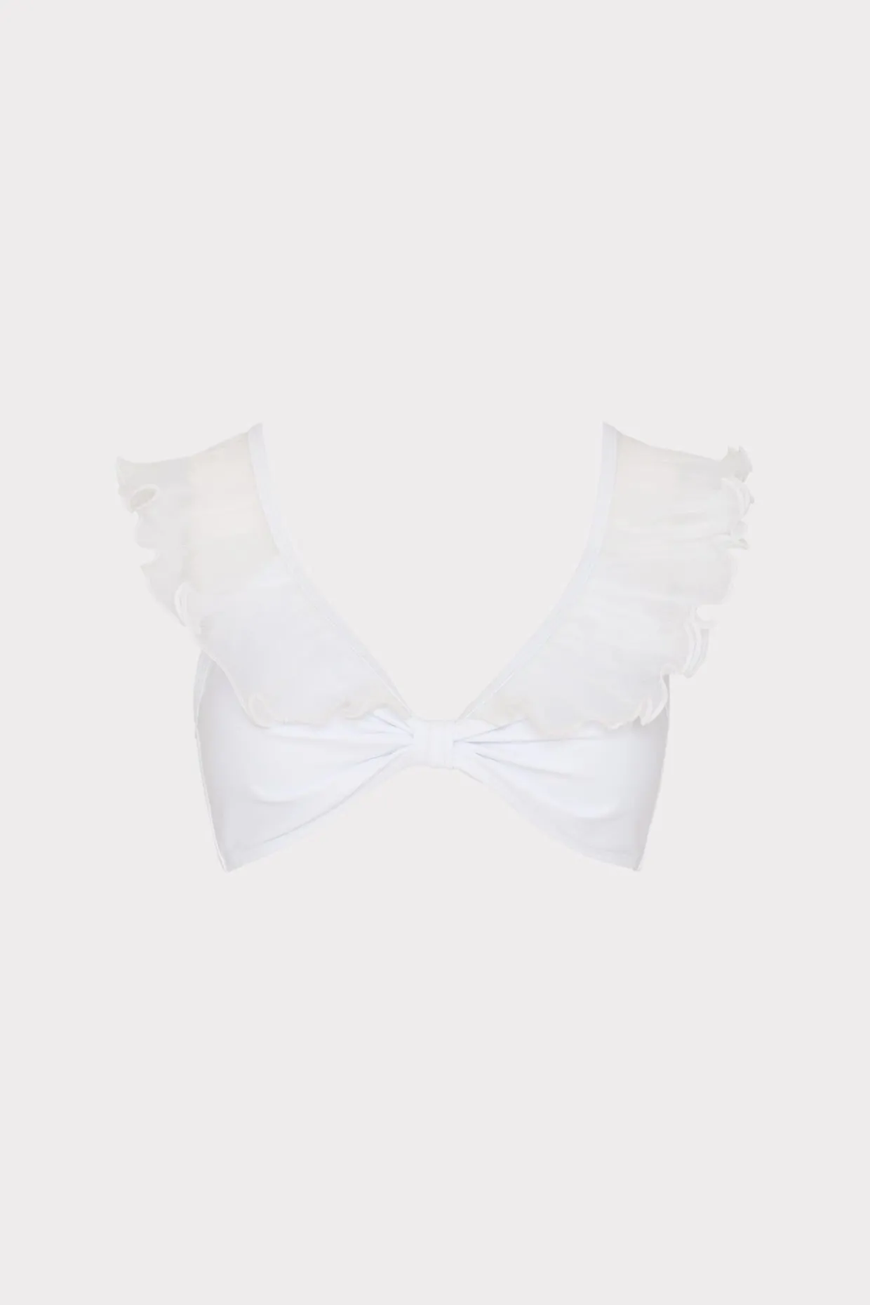 pleated_organza_bikini_to_0.webp Jumpsuits & Rompers-MILLY Pleated Organza Bikini Top White