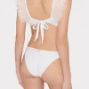 Jumpsuits & Rompers-MILLY Pleated Organza Bikini Top White