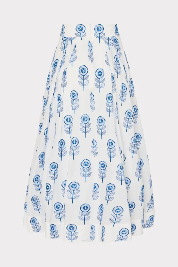 poppy_embroidery_skirt_4-2.webp Matching Sets-MILLY Poppy Embroidery Skirt White/Blue
