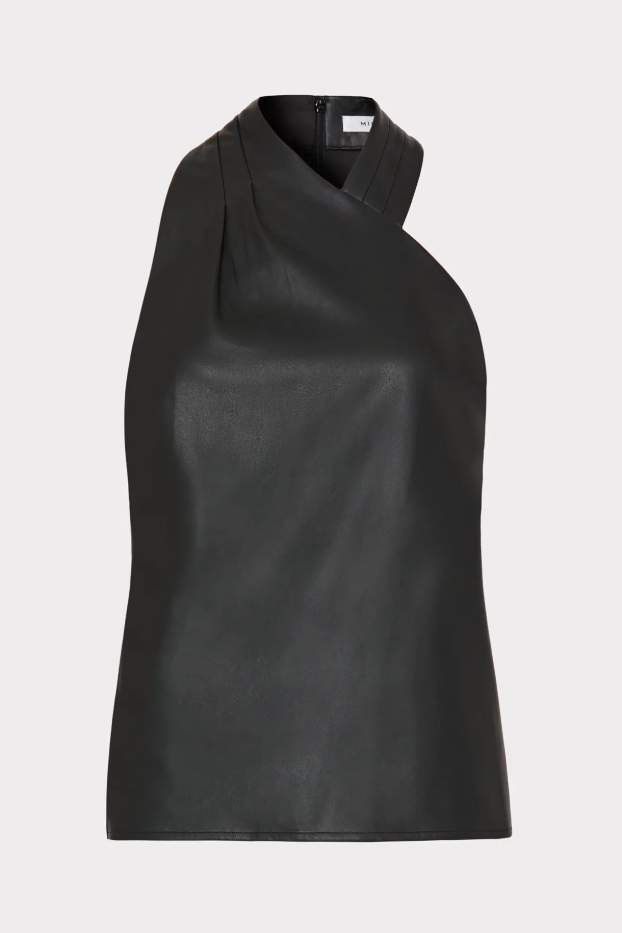 preston_vegan_leather_top_0.webp Jumpsuits & Rompers-MILLY Preston Vegan Leather Top Black