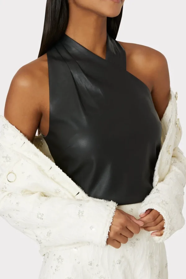 preston_vegan_leather_top_2.webp Jumpsuits & Rompers-MILLY Preston Vegan Leather Top Black