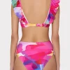 Jumpsuits & Rompers-MILLY Rainbow Waterfall Ruffle Bikini Top Multi