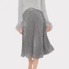 rayla_pleated_sequins_ski_1.webp Skirts-MILLY Rayla Pleated Sequins Skirt Silver