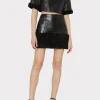 rochelle_crinkle_vegan_le_1.webp Skirts-MILLY Rochelle Crinkle Vegan Leather Skirt Black