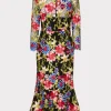 rosalind_floral_embroider_3.webp Jumpsuits & Rompers-MILLY Rosalind Floral Embroidery Dress Red Multi