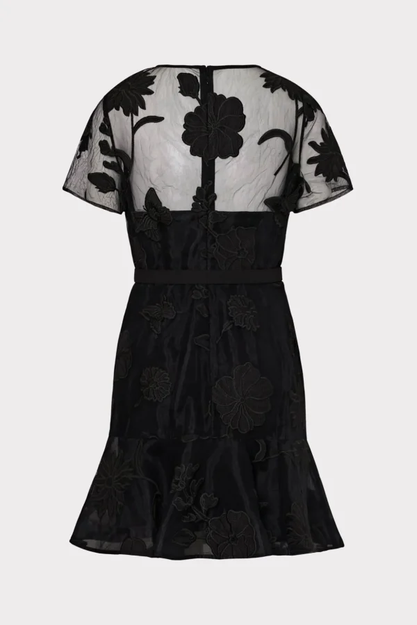 rosie_d_butterfly_embroid_3.webp Jumpsuits & Rompers-MILLY Rosie 3D Butterfly Embroidery Dress Black