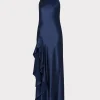 roux_hammered_satin_gown_0-1.webp Jumpsuits & Rompers-MILLY Roux Hammered Satin Gown Navy