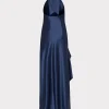 roux_hammered_satin_gown_3-1.webp Jumpsuits & Rompers-MILLY Roux Hammered Satin Gown Navy