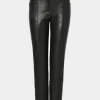 Pants-MILLY Rue Vegan Leather Pants Black
