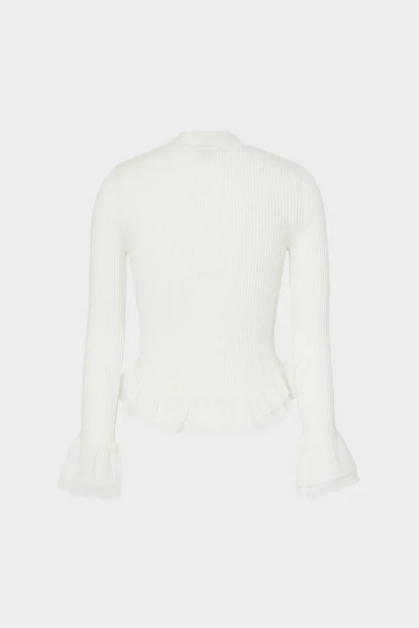 ruffle_knit_mock_neck_3-1.webp Tops-MILLY Ruffle Knit Mock Neck Ecru