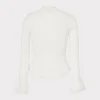 ruffle_knit_mock_neck_3.webp Sweaters & Knits-MILLY Ruffle Knit Mock Neck Ecru