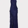 ryanna_chiffon_devore_dre_0-8.webp Evening Gowns-MILLY Ryanna Chiffon Devore Dress Navy