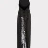 sabine_d_sequins_rosette__1-1.webp Evening Gowns-MILLY Sabine 3D Sequins Rosette Dress Black