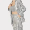 Pants-MILLY Saison Sequins Cargo Pants Silver