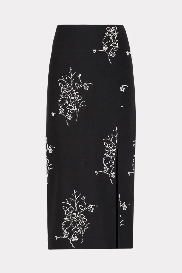 santanna_beaded_embroider_0-1.webp Skirts-MILLY Santanna Beaded Embroidery Skirt Black
