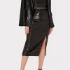Skirts-MILLY Santanna 3D Sequins Skirt Black