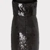 sascha_d_sequins_rosette__3.webp Little Black Dresses-MILLY Sascha 3D Sequins Rosette Dress Black