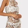 Jumpsuits & Rompers-MILLY Sequin Crochet Midi Dress Ecru