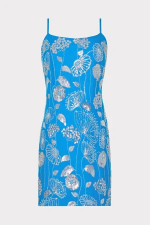 sequin_embelished_linen_m_0-1.webp Mini Dresses-MILLY Sequin Embelished Linen Mini Dress Blue/White