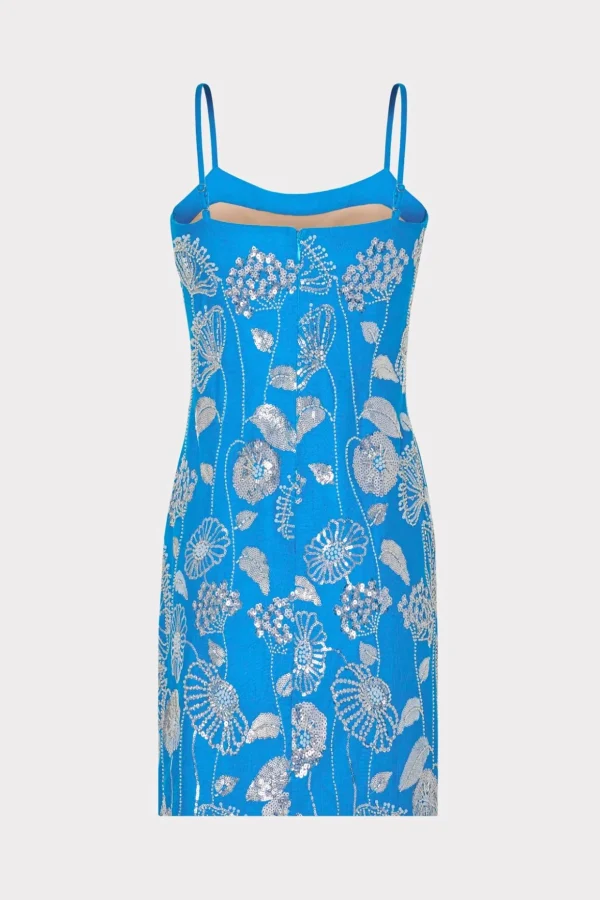 sequin_embelished_linen_m_3-1.webp Mini Dresses-MILLY Sequin Embelished Linen Mini Dress Blue/White