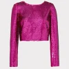 shailyn_d_sequins_top_0.webp Tops-MILLY Shailyn 3D Sequins Top Pink