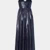 shannon_metallic_dress_3.webp Maxi Dresses-MILLY Shannon Metallic Dress Navy
