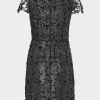 shayna_foiled_lace_dress_3.webp Little Black Dresses-MILLY Shayna Foiled Lace Dress Black