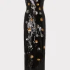 shiloh_d_floral_sequins_d_0.webp Maxi Dresses-MILLY Shiloh 3D Floral Sequins Dress Black Multi