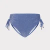 Bikinis-MILLY Shimmer Bikini Bottom Blue