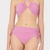 Bikinis-MILLY Shimmer Bikini Bottom Pink