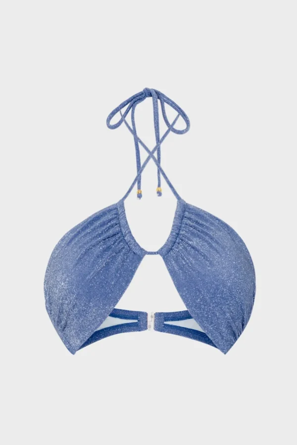 shimmer_halter_bikini_top_0.webp Bikinis-MILLY Shimmer Halter Bikini Top Blue