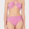 shimmer_halter_bikini_top_1-2.webp Jumpsuits & Rompers-MILLY Shimmer Halter Bikini Top Pink