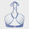 shimmer_halter_bikini_top_3.webp Bikinis-MILLY Shimmer Halter Bikini Top Blue