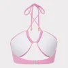 shimmer_halter_bikini_top_3-2.webp Jumpsuits & Rompers-MILLY Shimmer Halter Bikini Top Pink
