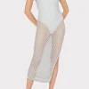 simone_metallic_halter_ne_2.webp Jumpsuits & Rompers-MILLY Simone Metallic Halter Neck Knit Dress Silver