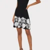 sleeveless_lace_trim_fit__1-3.webp Knit Dresses-MILLY Sleeveless Lace Trim Fit And Flare Dress Black/Ecru