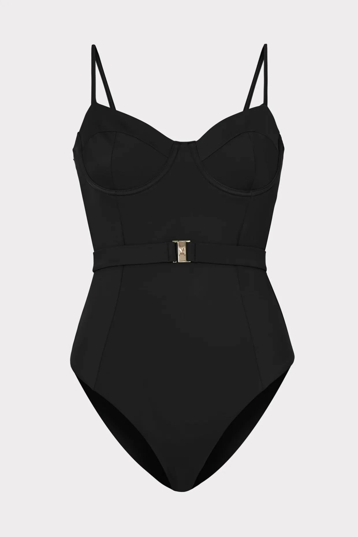 solid_belted_one_piece_0.webp One Piece Swimsuits-MILLY Solid Belted One Piece Black