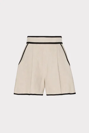 solid_linen_shorts_0-2.webp Matching Sets-MILLY Solid Linen Shorts Natural