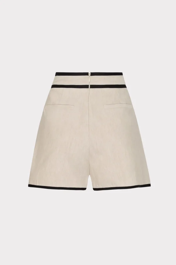 solid_linen_shorts_4-1.webp Matching Sets-MILLY Solid Linen Shorts Natural