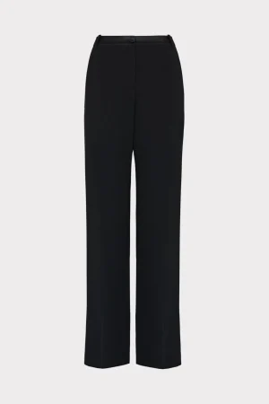 soren_lowrise_hammered_sa_0-1.webp Matching Sets-MILLY Soren Low-Rise Hammered Satin Pants Black