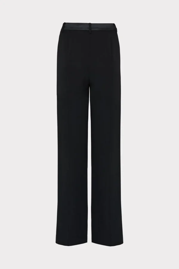 soren_lowrise_hammered_sa_3-1.webp Matching Sets-MILLY Soren Low-Rise Hammered Satin Pants Black