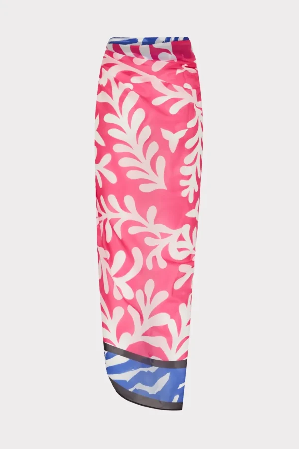 Jumpsuits & Rompers-MILLY Spanish Vine Zebra Sarong Multi