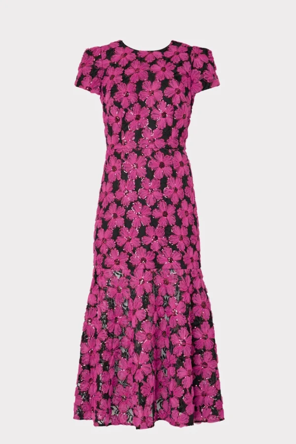 tahlia_tulle_embroidery_d_0.webp Jumpsuits & Rompers-MILLY Tahlia Tulle Embroidery Dress Pink/Black
