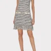 textured_fringe_knit_mini_1-2.webp Matching Sets-MILLY Textured Fringe Knit Mini Dress Ecru Multi