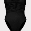 textured_ruched_one_piece_0-1.webp One Piece Swimsuits-MILLY Textured Ruched One Piece Black