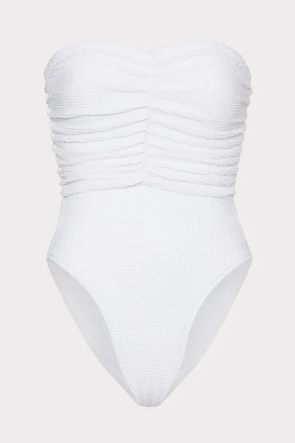 textured_ruched_one_piece_0.webp One Piece Swimsuits-MILLY Textured Ruched One Piece White