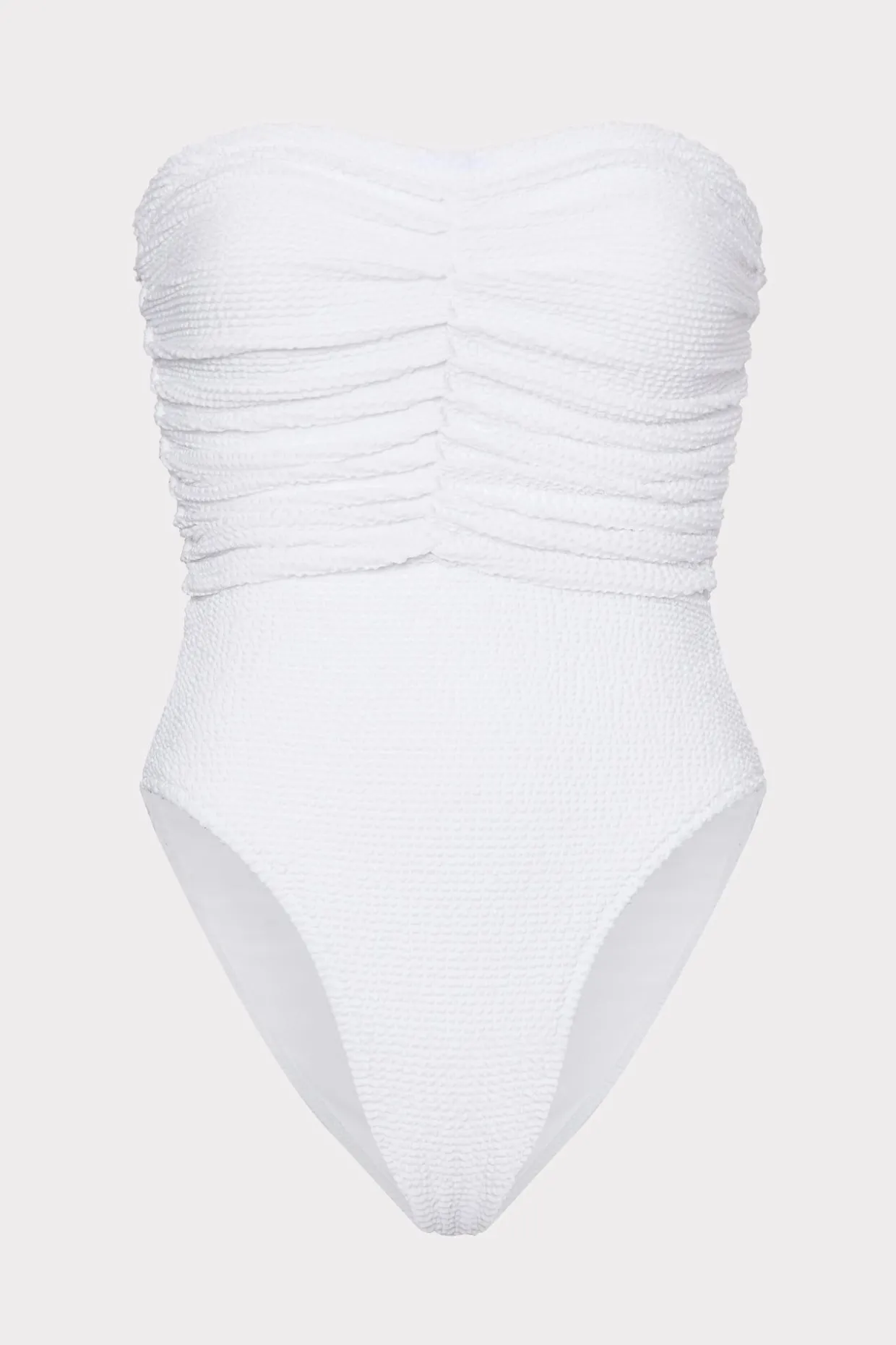 textured_ruched_one_piece_0.webp One Piece Swimsuits-MILLY Textured Ruched One Piece White
